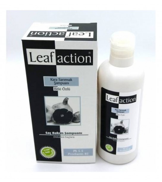 Leafaction Kara Sarımsak şampuanı 400 Ml