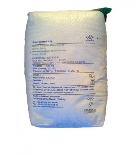 Sodyum Bi Karbonat çuval 25 Kg-nakliyesiz