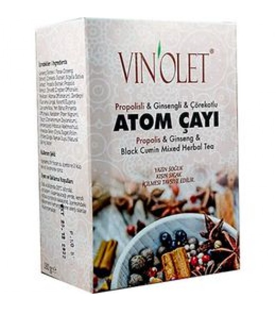 Vinolet Atom çayı Ginsengli 170 Gr