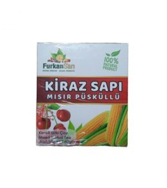 Furkan Sarı Kiraz Saplı çay 40 Lı