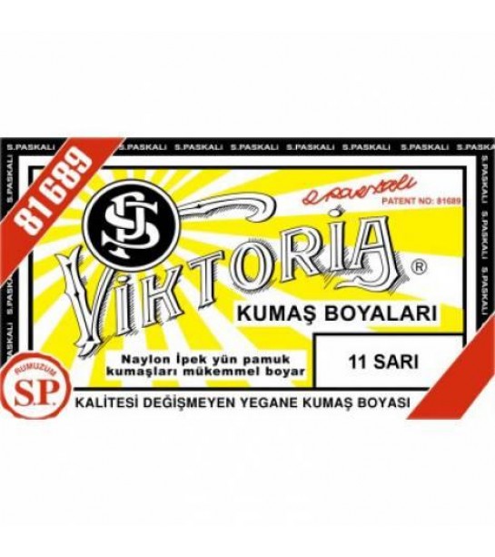 11 Kumaş Boyasi Viktoria Sari