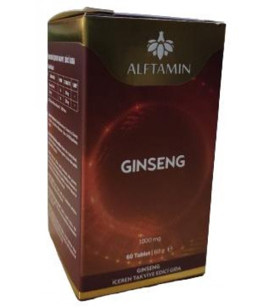 Alftamin Ginseng Içeren  Tablet 60 Lı 1000 Mg