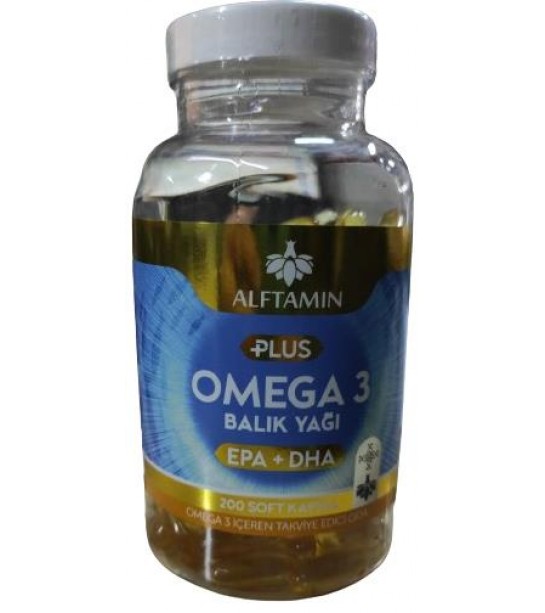 Alftamin Omega 3 Plus 200 Lü Balık Yağı