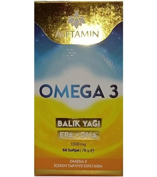 Alftamin Omega 3 Balik Yaği Softjel 60 Tb