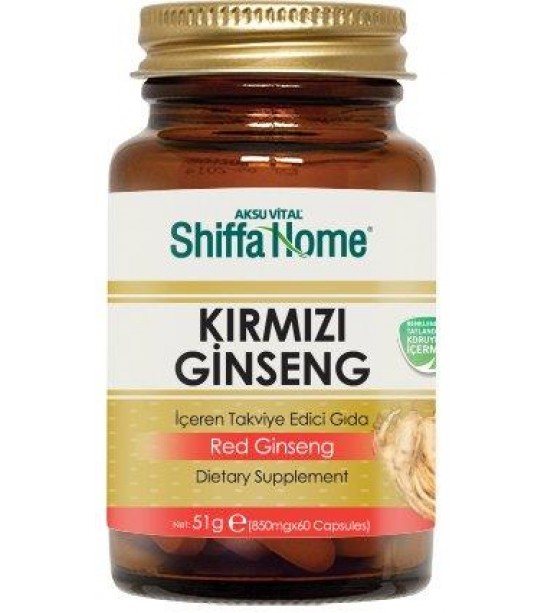 Shf Kirmizi Ginseng Kapsül 60 Kapsül 850 Mg