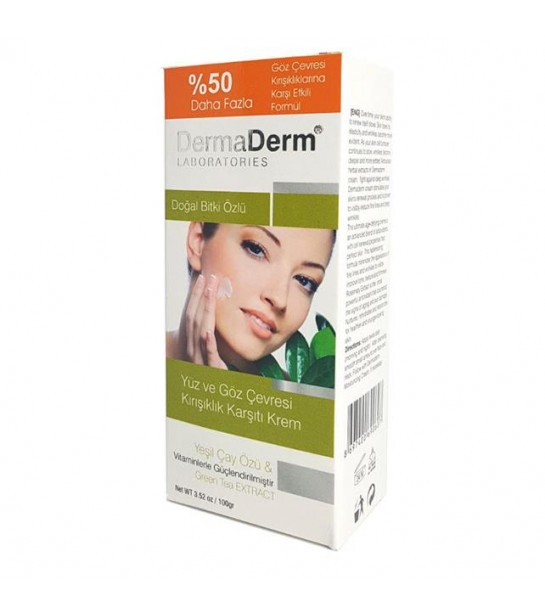 Dermaderm Yüz-göz çevresi Kırışıklık Kremi 100 Gr