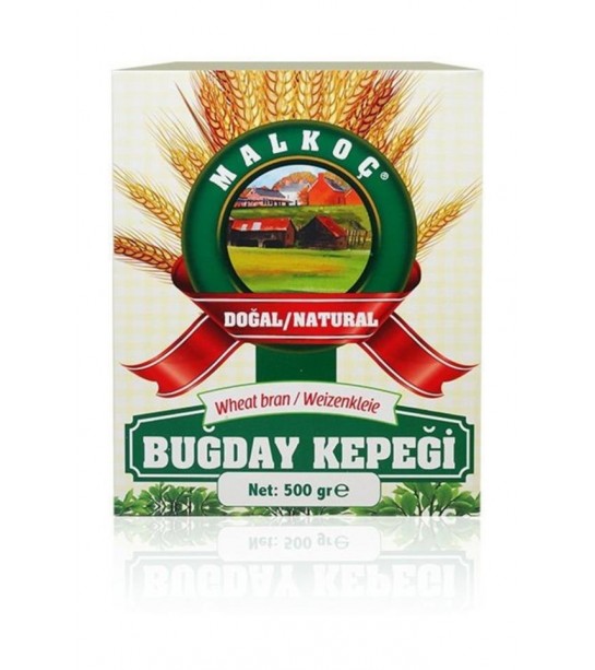 Malkoç Buğday Kepeği 500 Gr 12'li