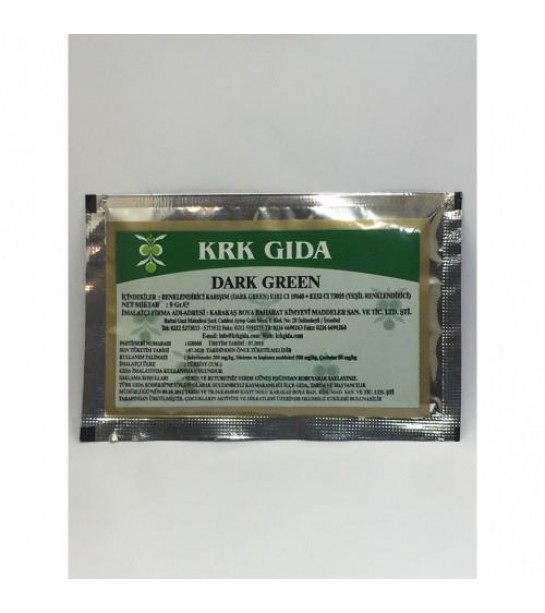 Krk Gıda Boyası Yeşil(dark Green)