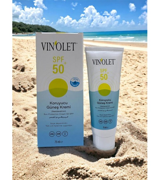 Vinolet Koruyucu Güneş Kremi 75 Ml 50spf