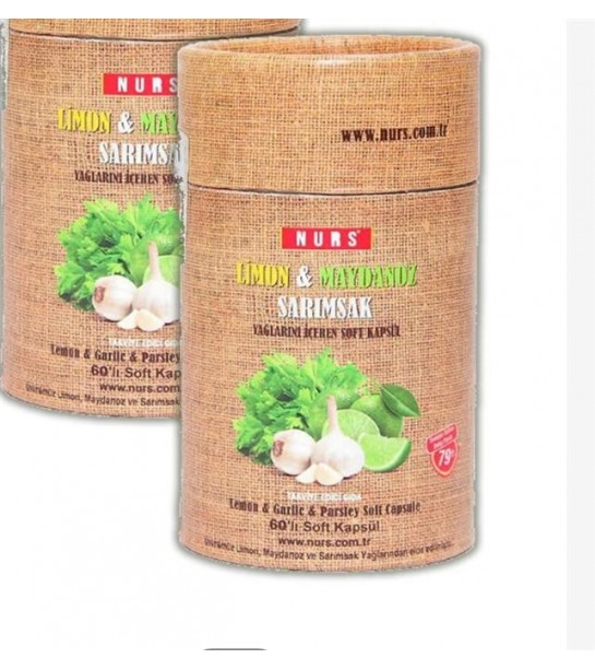 Nurs Limon-maydanoz-sarımsak Softjel 60 Lı