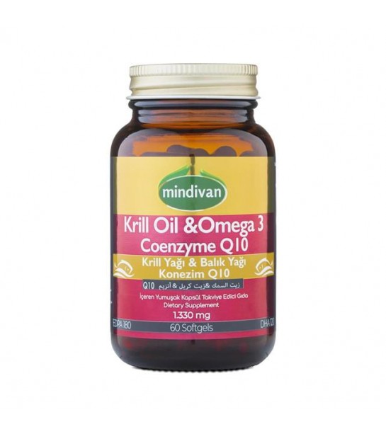 Mindivan Krill Oil&omega3&coq10 60 Kapsül