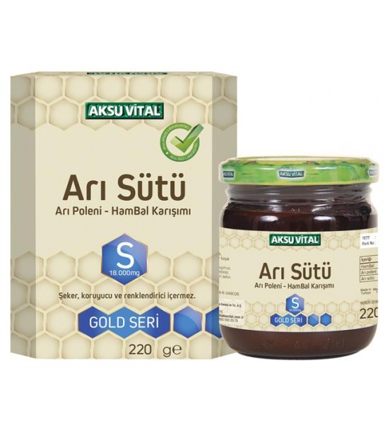 Aksvital Arı Sütü-polen Krşm Süper 18000 Mg