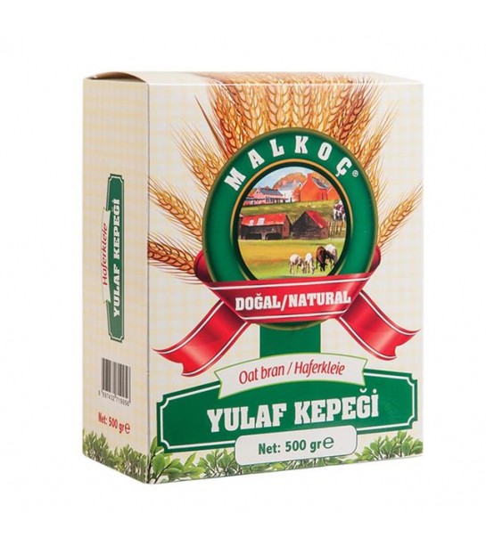 Malkoç Yulaf Kepeği 500 Gr Pk 12'li