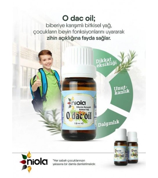 Niola Odac Oil 10 Ml Odaklanma Yağı