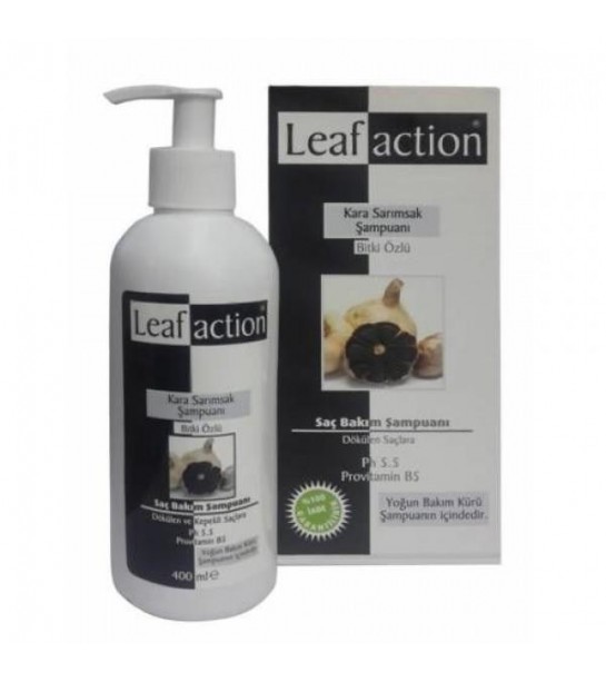 Leafaction Kara Sarımsak şampuanı 400 Ml